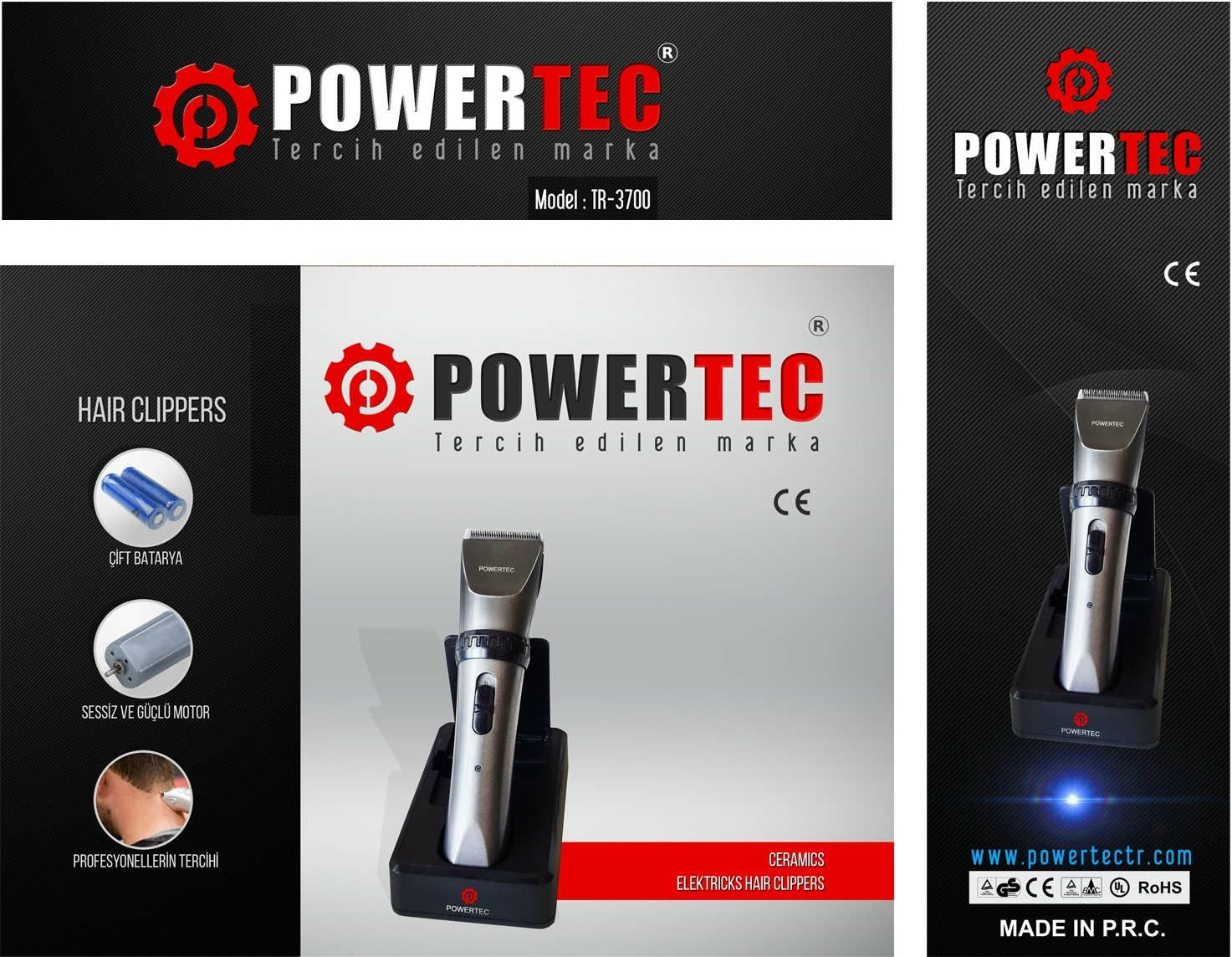 Powertec Tr 3700 Saç Sakal Profesyonel Tıraş Makinesi efsaneilan